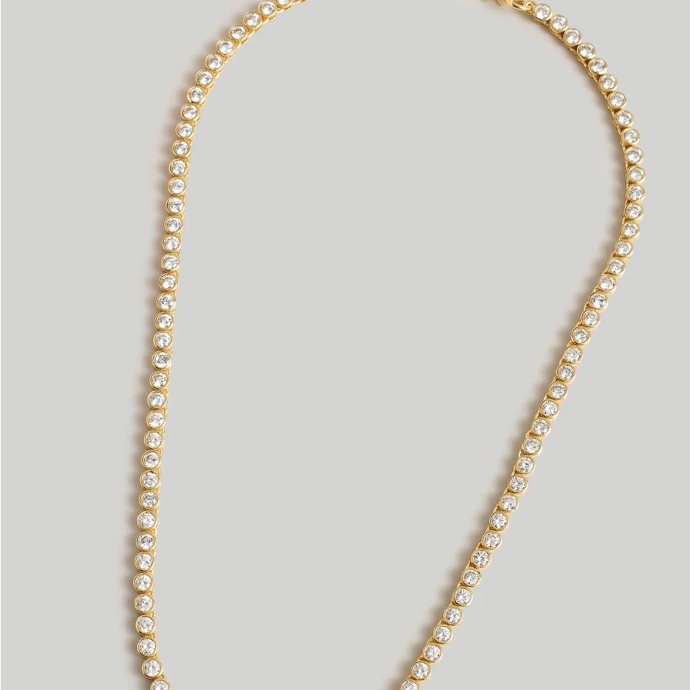 Madewell - The Tennis Collection Bezel Set Crystal Necklace